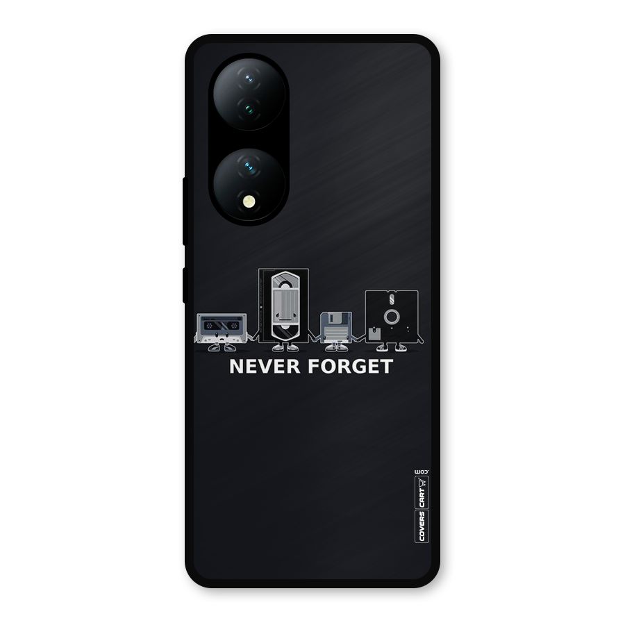 Never Forget Metal Back Case for iQOO Z7s