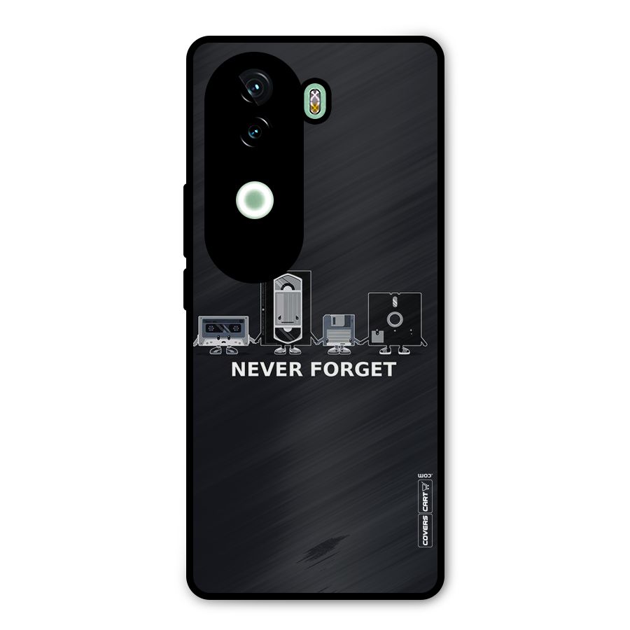 Never Forget Metal Back Case for iQOO Z9s