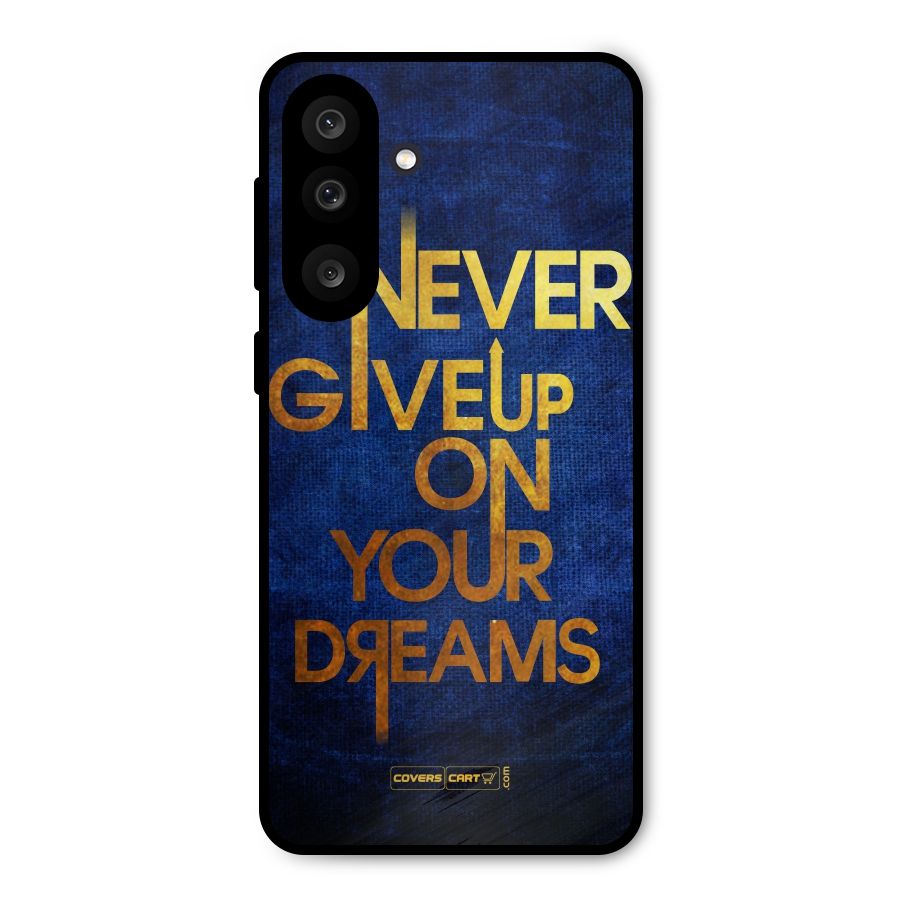 Never Give Up Metal Back Case for Galaxy M56