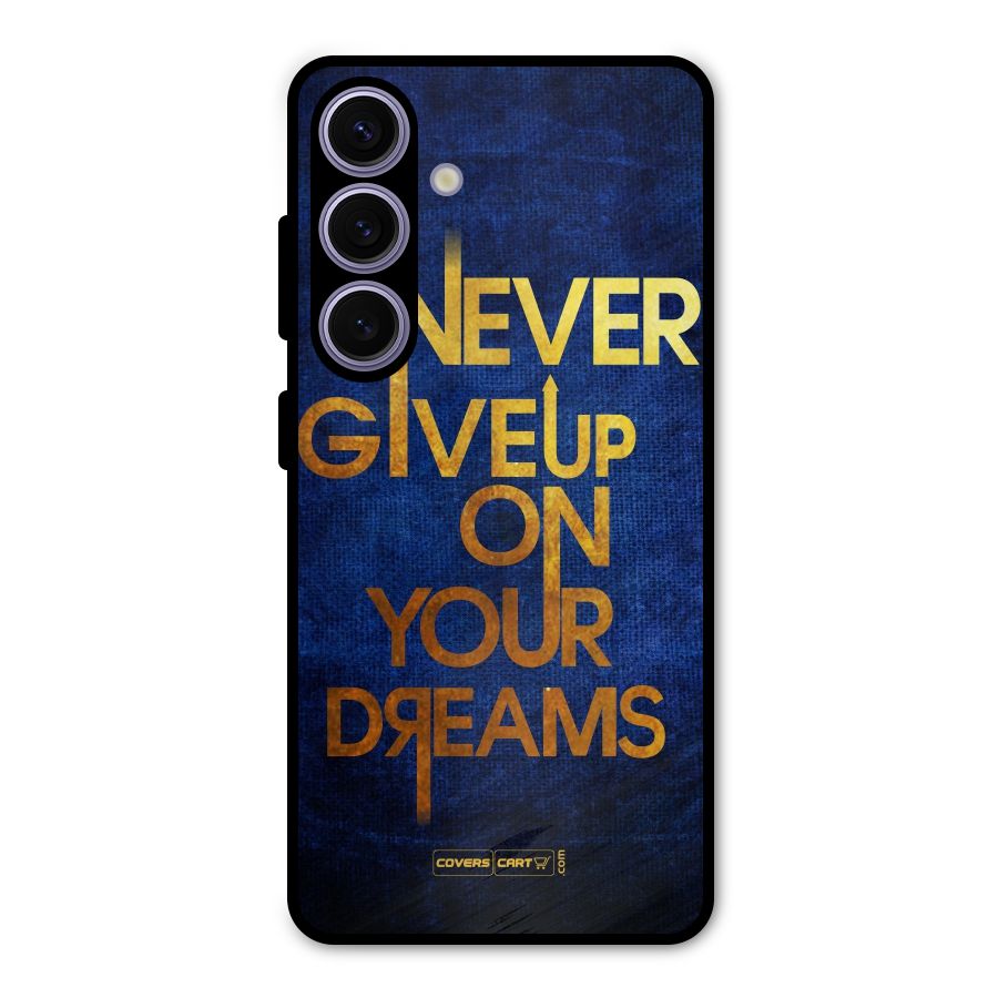 Never Give Up Metal Back Case for Galaxy S24