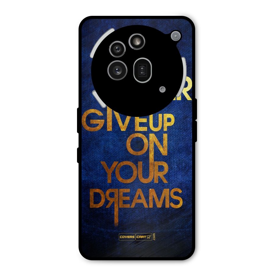 Never Give Up Metal Back Case for Nothing Phone 3a Pro