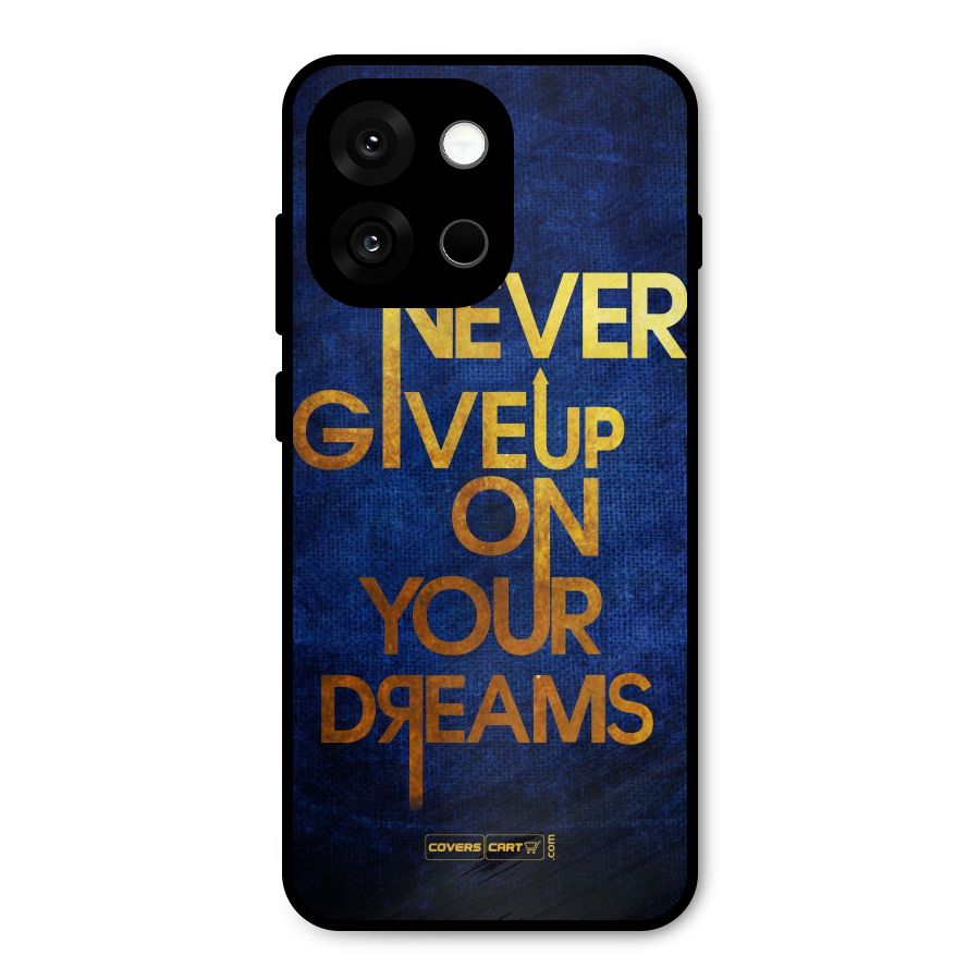 Never Give Up Metal Back Case for OnePlus 13s