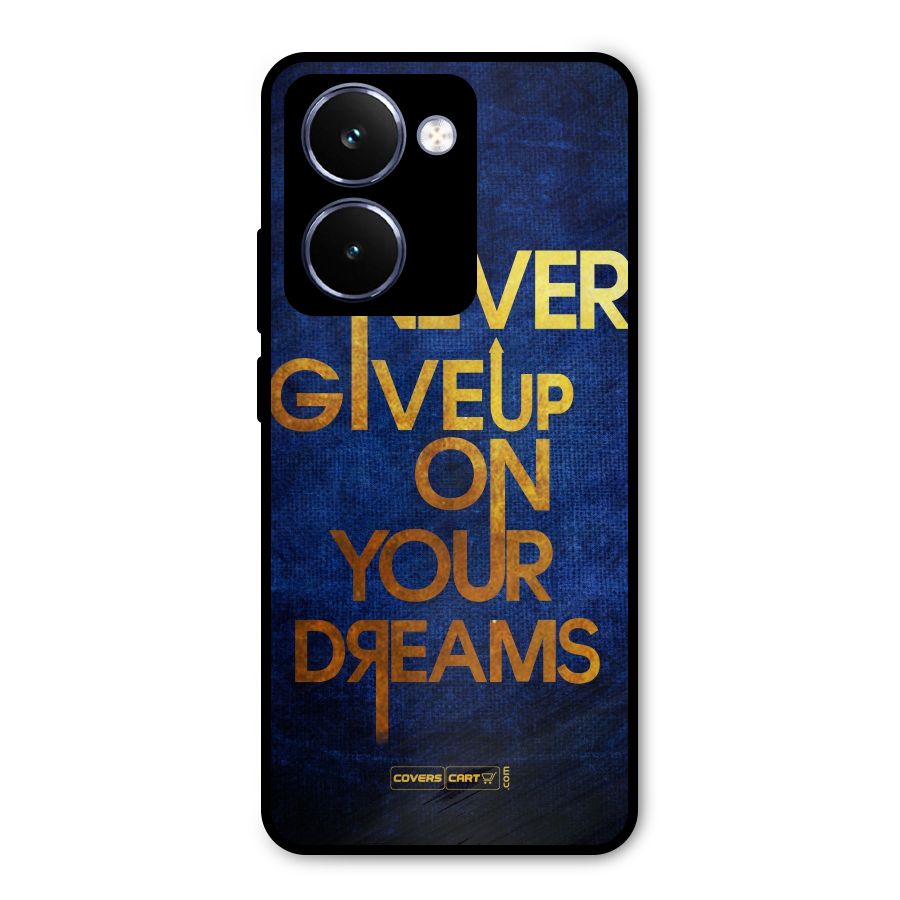 Never Give Up Metal Back Case for Realme P3 Ultra