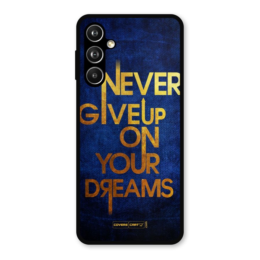 Never Give Up Metal Back Case for Samsung Galaxy M54