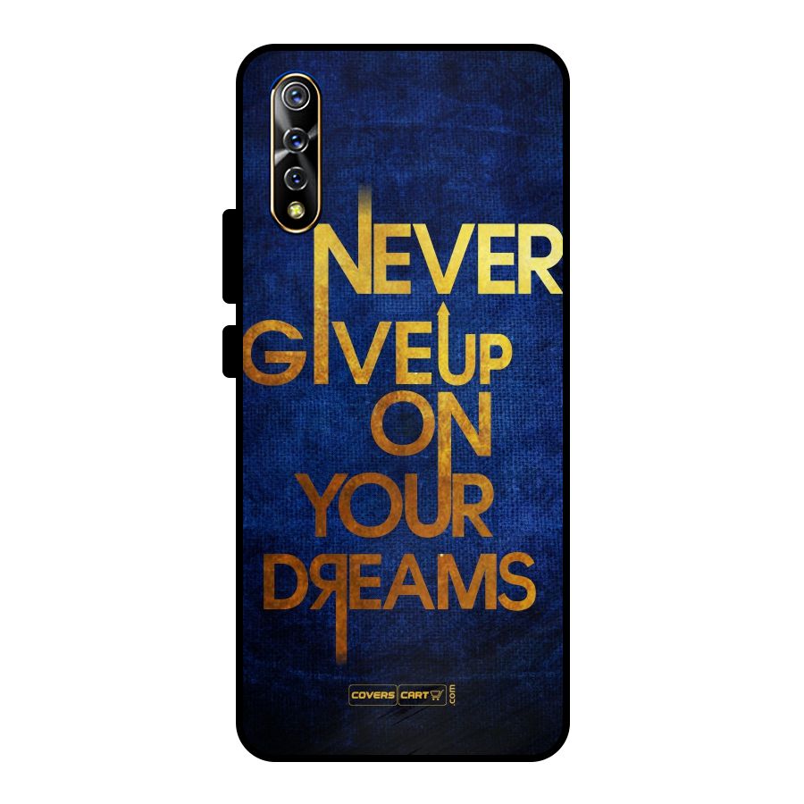 Never Give Up Metal Back Case for Vivo S1