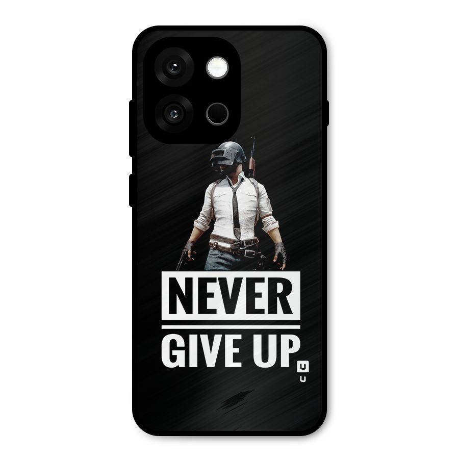 Never Giveup Metal Back Case for OnePlus 13s