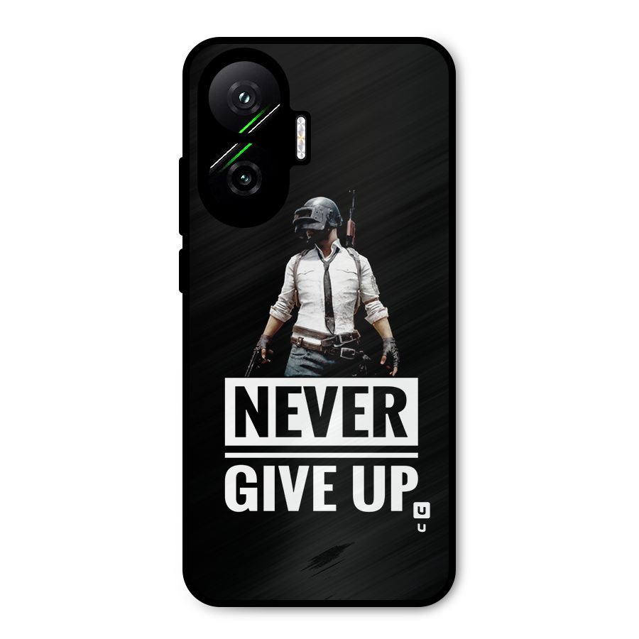 Never Giveup Metal Back Case for Poco F7