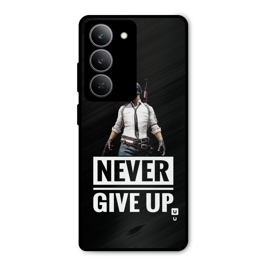 Never Giveup Metal Back Case for Realme P3x