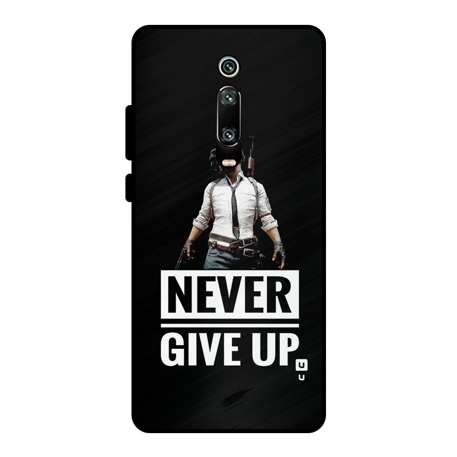 Never Giveup Metal Back Case for Redmi K20