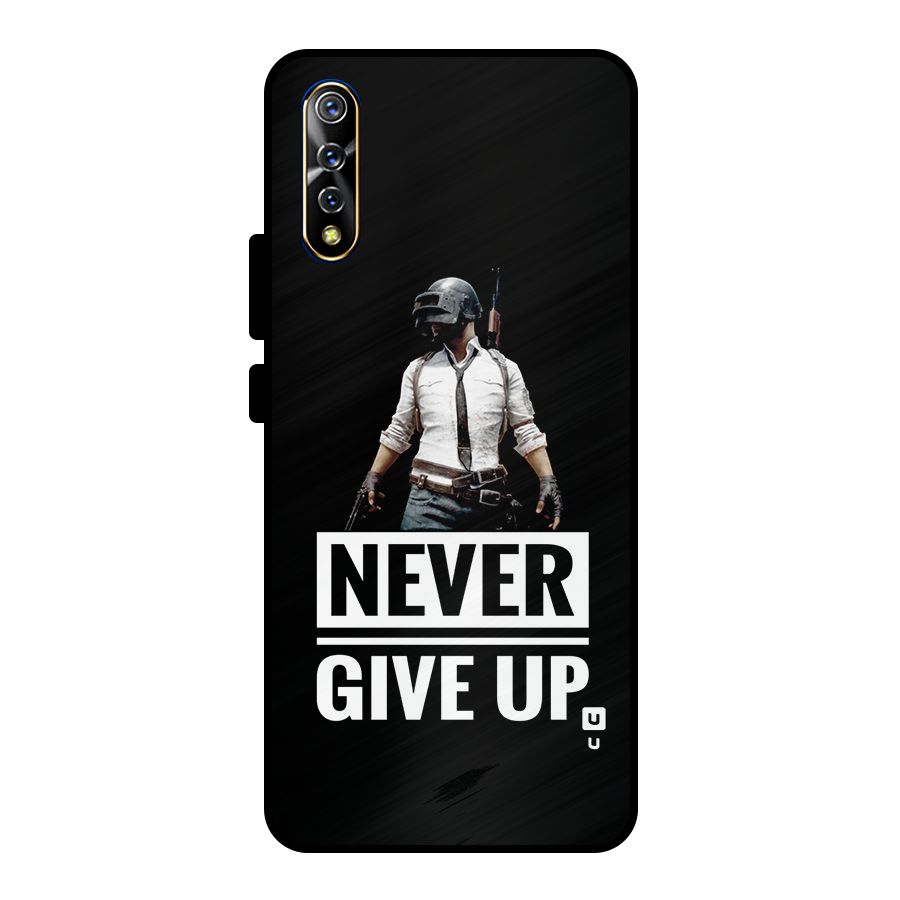 Never Giveup Metal Back Case for Vivo S1