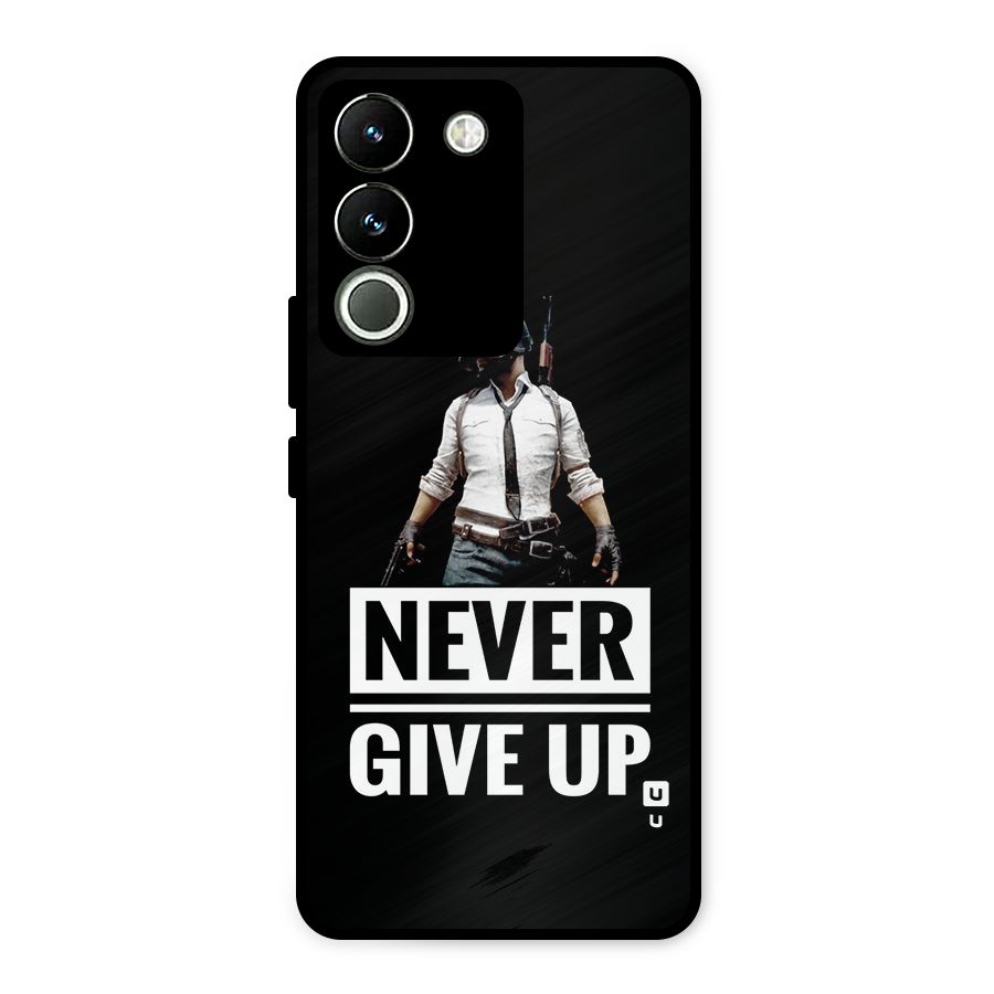Never Giveup Metal Back Case for Vivo Y200