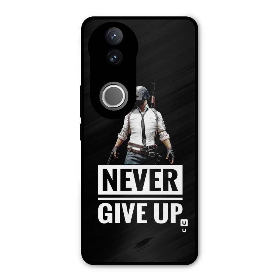 Never Giveup Metal Back Case for iQOO Z10R