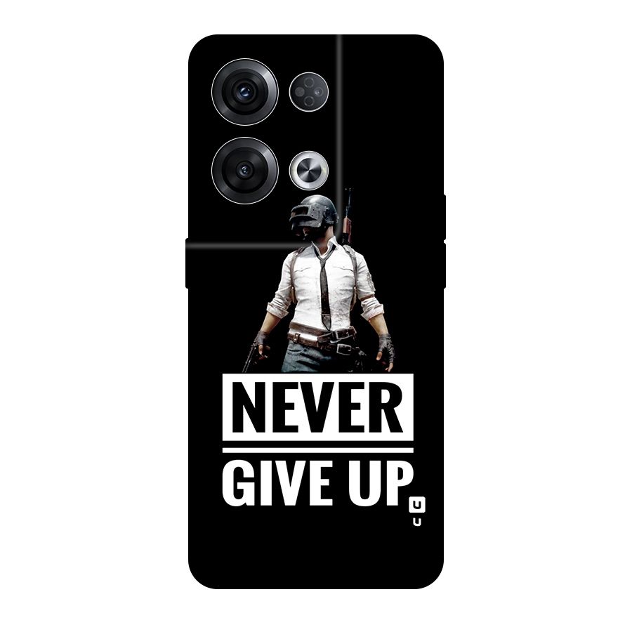 Never Giveup Original Polycarbonate Back Case for Oppo Reno8 Pro 5G