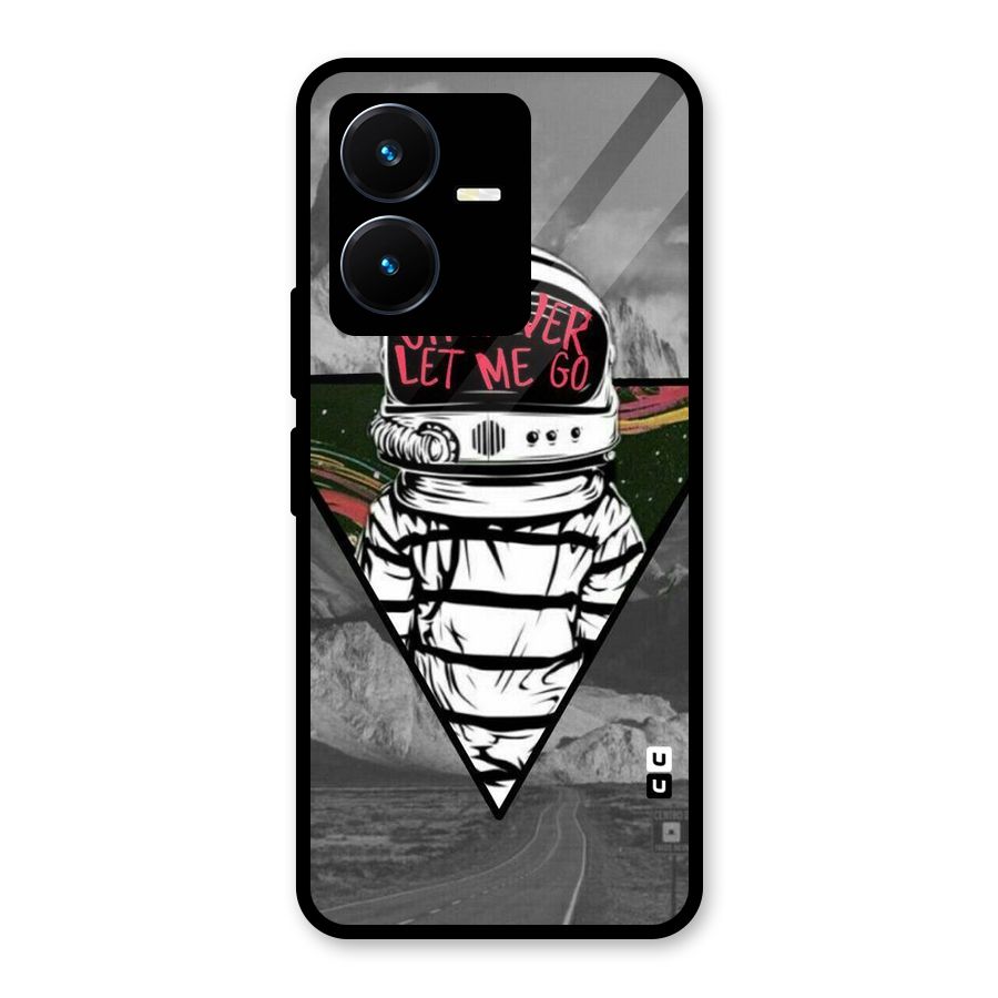 Never Let Me Go Glass Back Case for Vivo Y22s