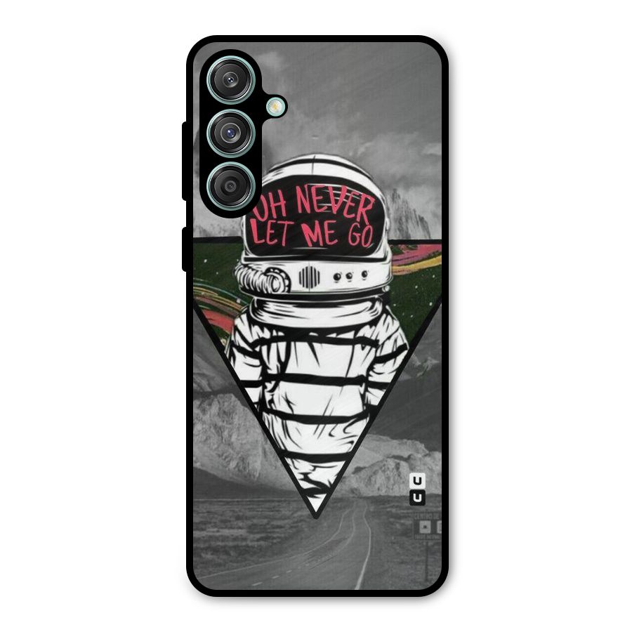 Never Let Me Go Metal Back Case for Galaxy M55 5G