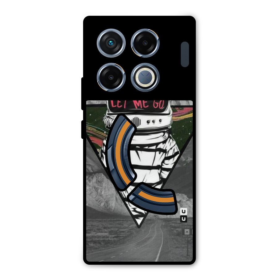 Never Let Me Go Metal Back Case for Infinix GT 20 Pro