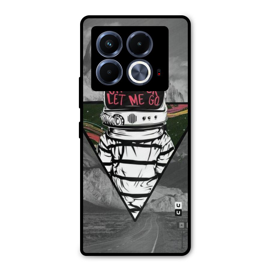 Never Let Me Go Metal Back Case for Infinix Note 40 5G