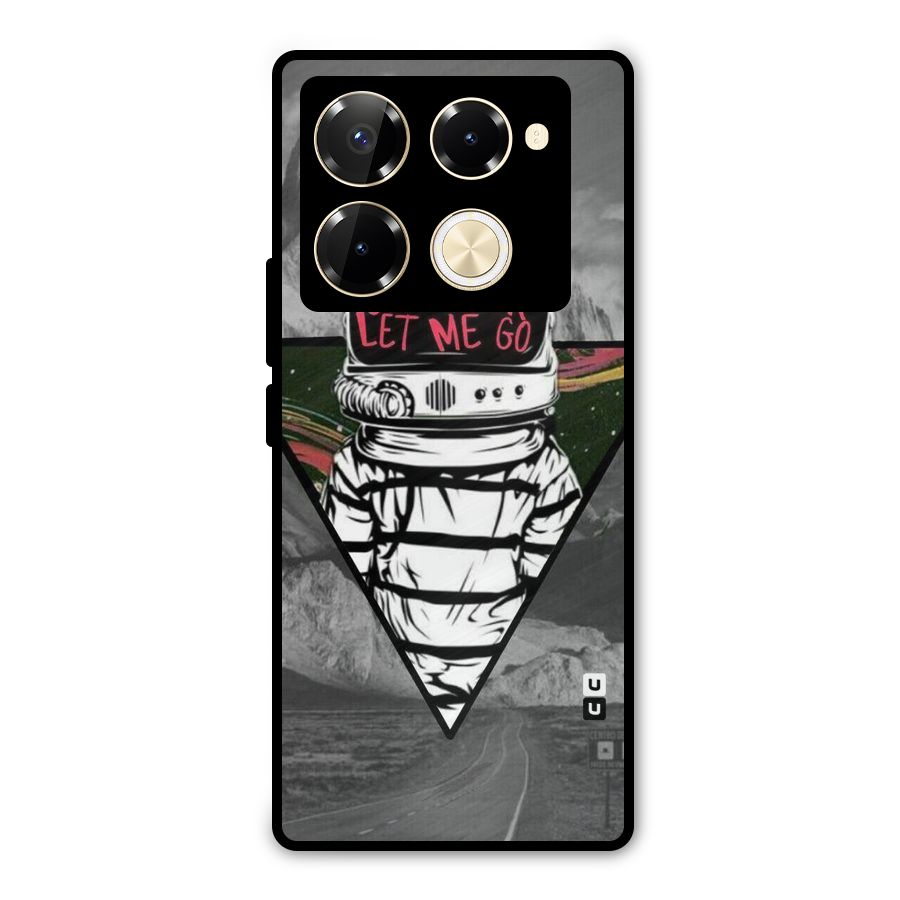 Never Let Me Go Metal Back Case for Infinix Note 40 Pro