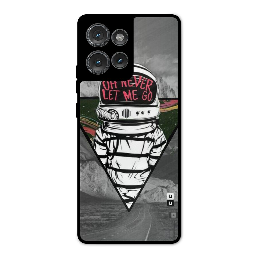 Never Let Me Go Metal Back Case for Motorola Edge 50