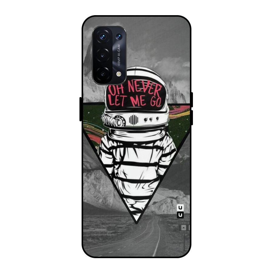 Never Let Me Go Metal Back Case for Oppo A74 5G