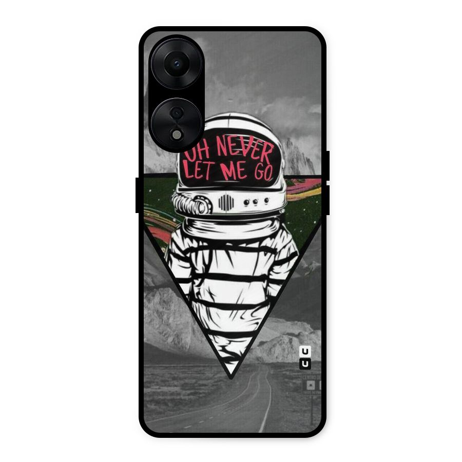 Never Let Me Go Metal Back Case for Oppo A78 5G