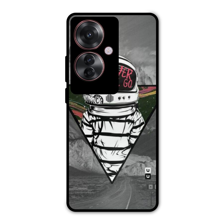 Never Let Me Go Metal Back Case for Oppo F25 Pro