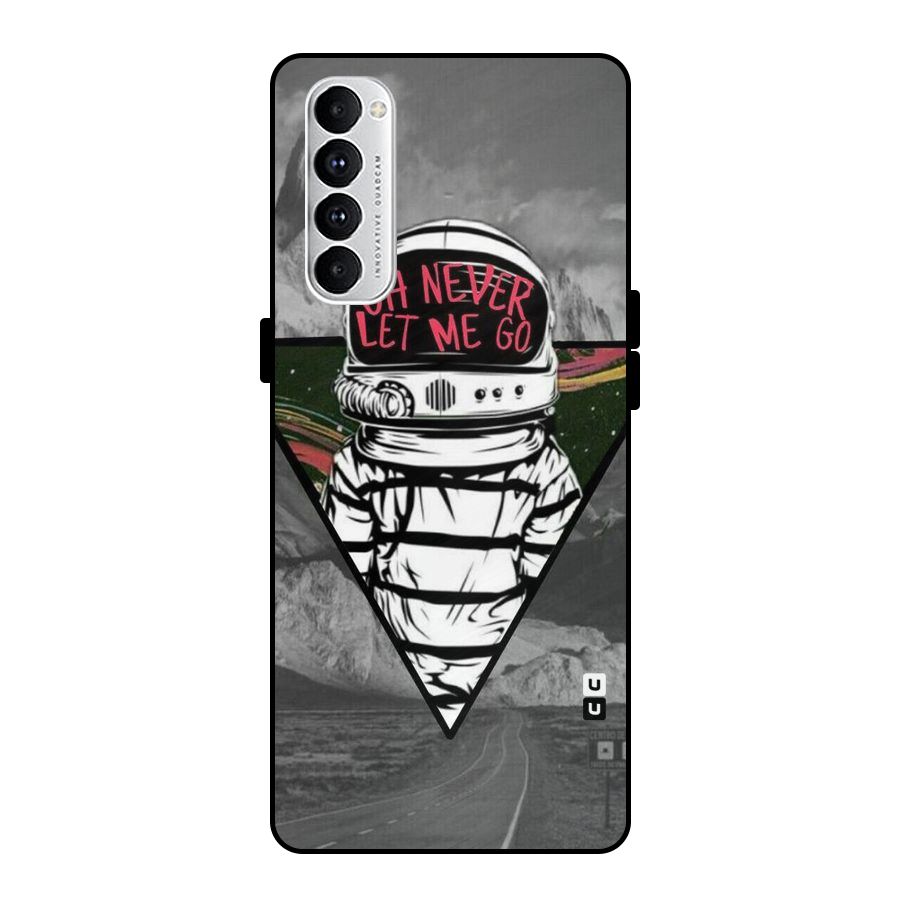 Never Let Me Go Metal Back Case for Oppo Reno4 Pro