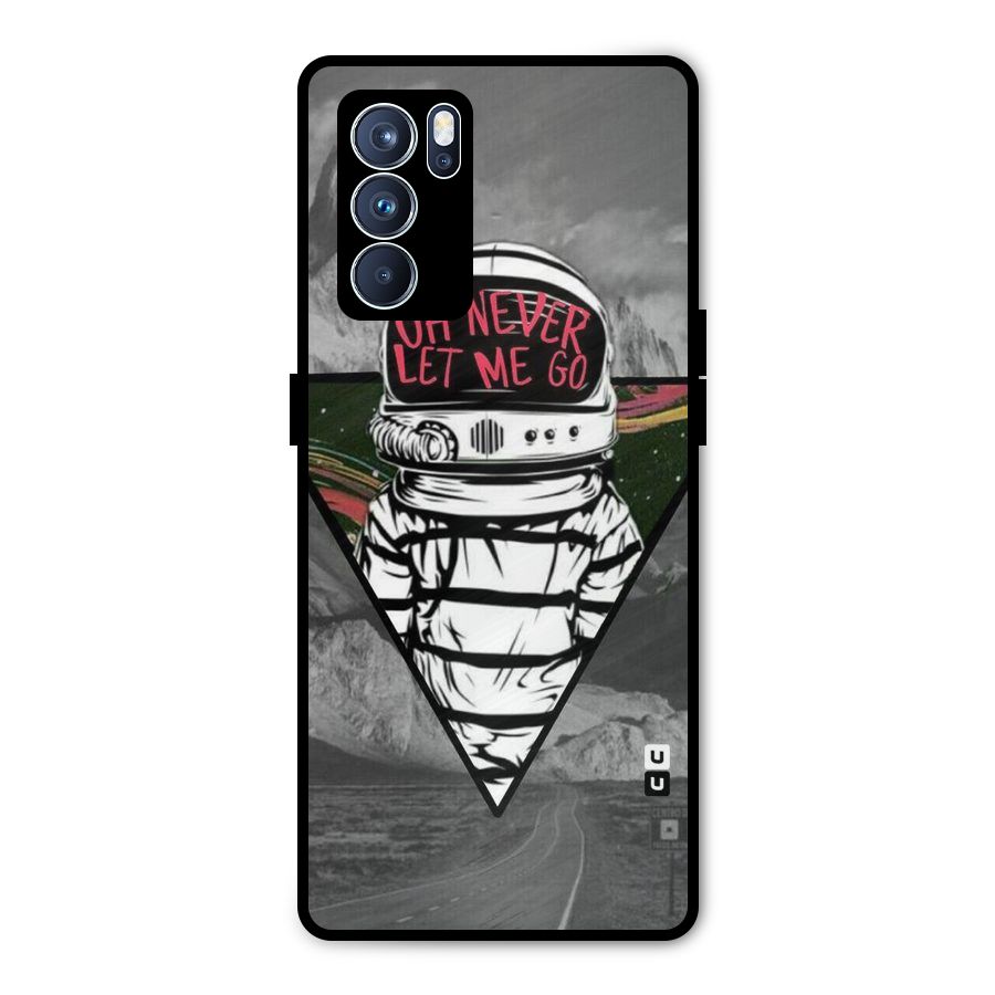Never Let Me Go Metal Back Case for Oppo Reno6 Pro 5G