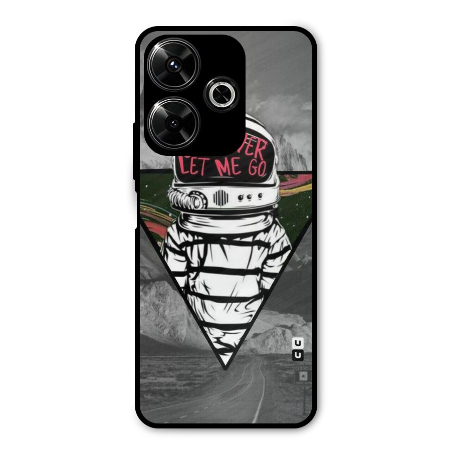 Never Let Me Go Metal Back Case for Poco M6 Plus