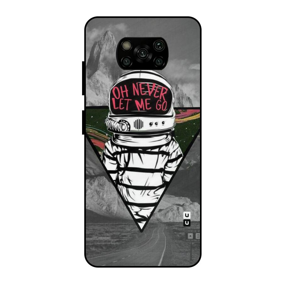 Never Let Me Go Metal Back Case for Poco X3