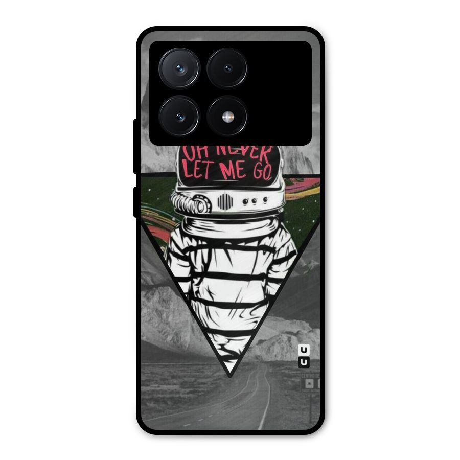 Never Let Me Go Metal Back Case for Poco X6 Pro