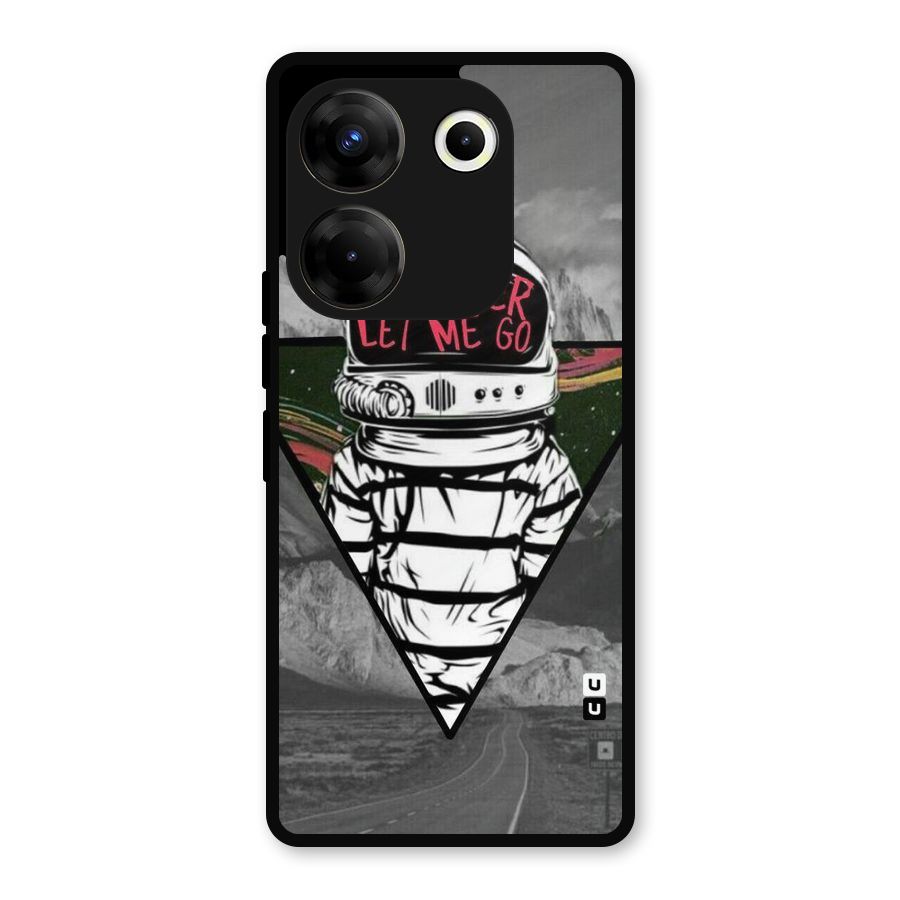Never Let Me Go Metal Back Case for Tecno Camon 20 Pro