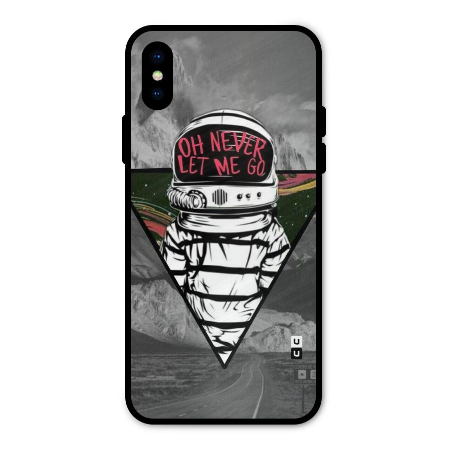 Never Let Me Go Metal Back Case for iPhone XS