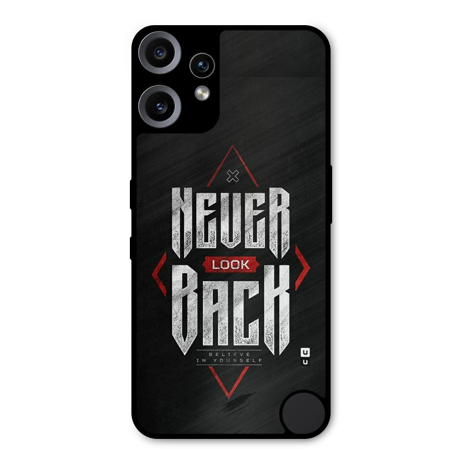 Never Look Back Diamond Metal Back Case for Nothing CMF Phone 2 Pro