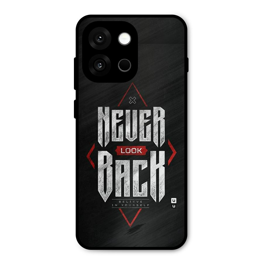 Never Look Back Diamond Metal Back Case for OnePlus 13s