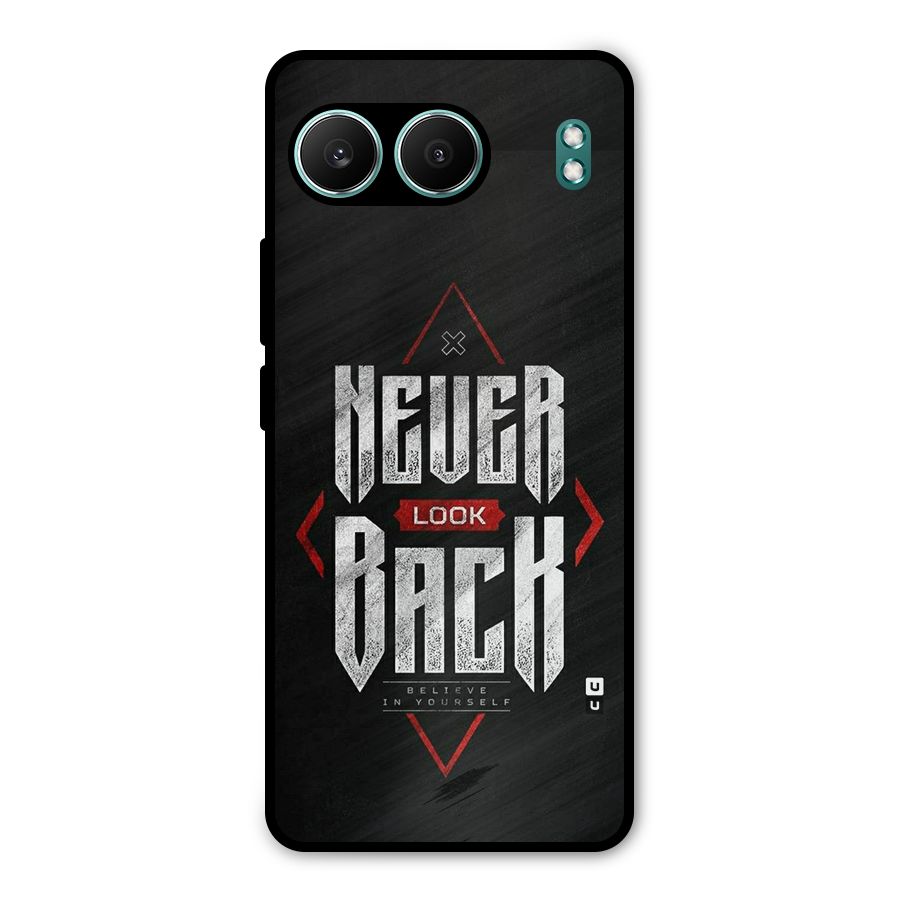 Never Look Back Diamond Metal Back Case for OnePlus Nord 4