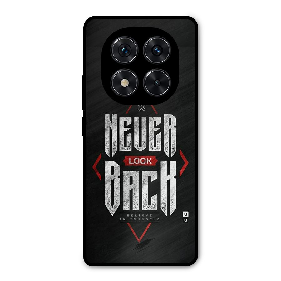 Never Look Back Diamond Metal Back Case for Poco X7