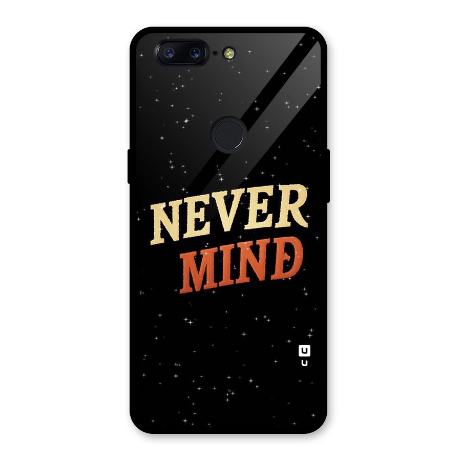 Never Mind Design Glass Back Case for OnePlus 5T
