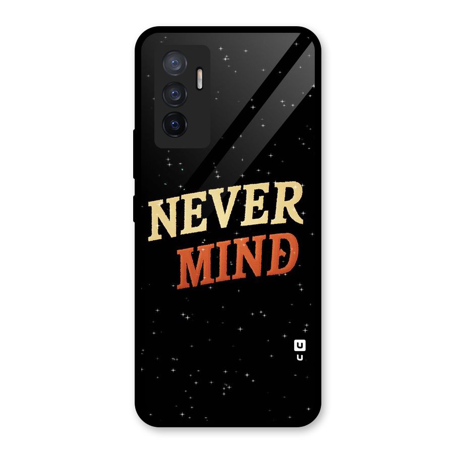 Never Mind Design Glass Back Case for Vivo V23e