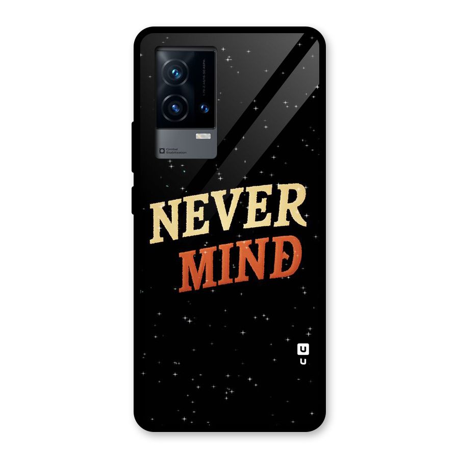 Never Mind Design Glass Back Case for iQOO 9 5G