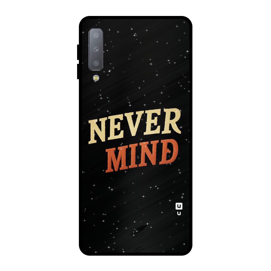 Never Mind Design Metal Back Case for Galaxy A7 (2018)