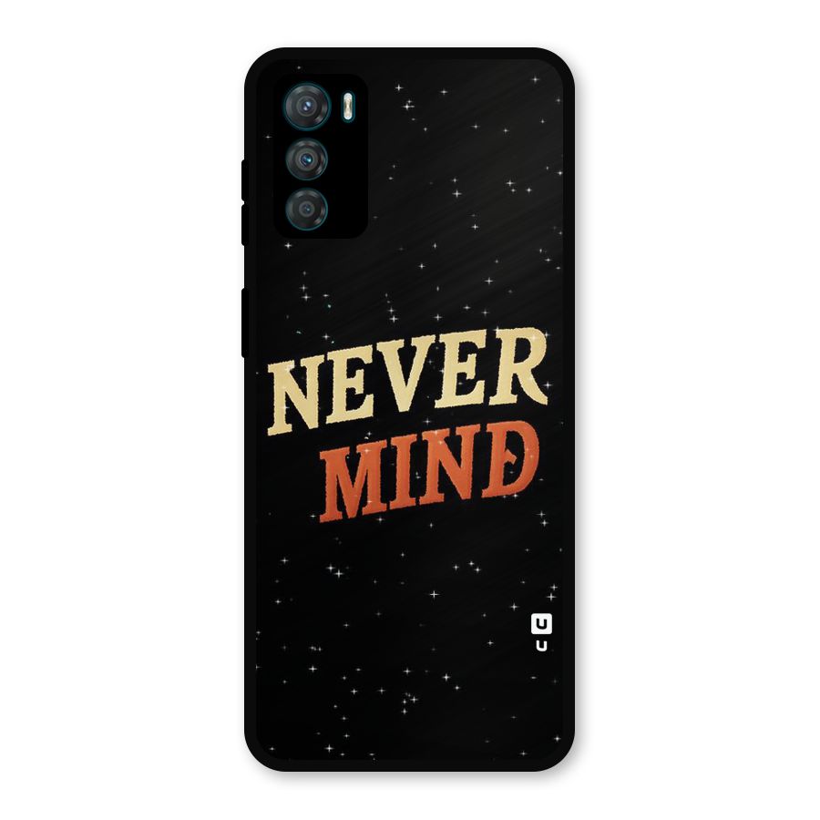 Never Mind Design Metal Back Case for Moto G42