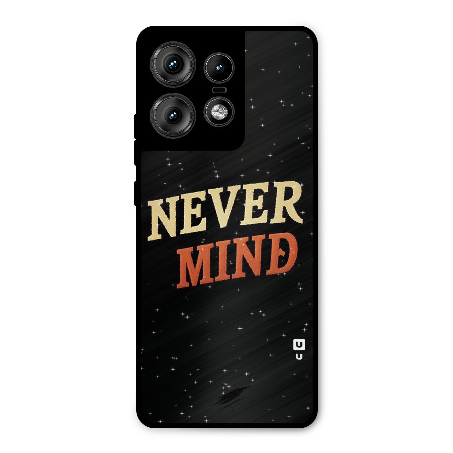 Never Mind Design Metal Back Case for Motorola Edge 50 Pro