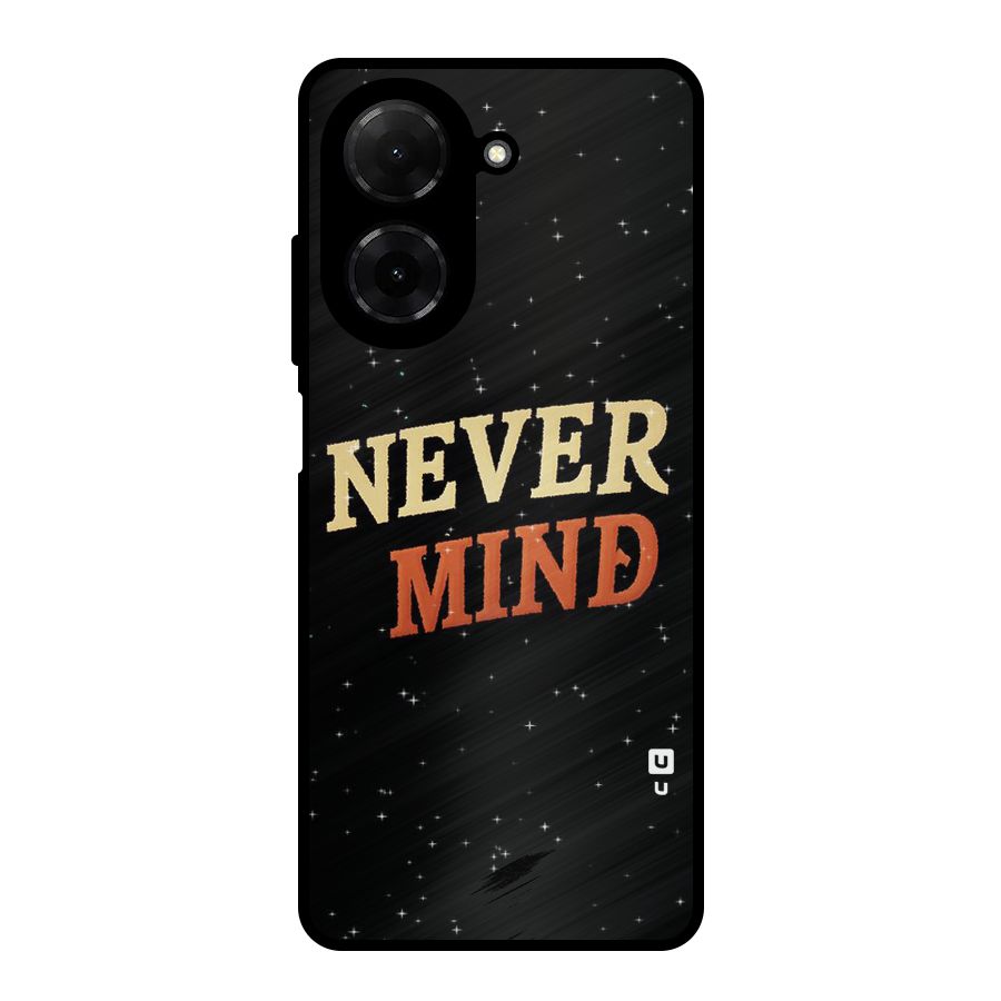 Never Mind Design Metal Back Case for Redmi A5 4G