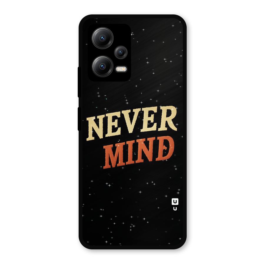Never Mind Design Metal Back Case for Redmi Note 12 5G