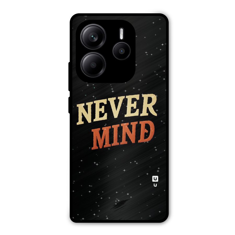 Never Mind Design Metal Back Case for Redmi Note 14 5G