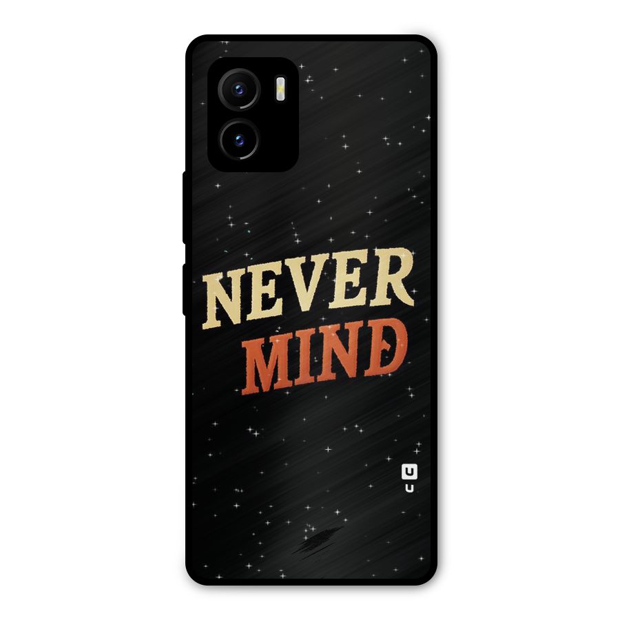 Never Mind Design Metal Back Case for Vivo Y15s