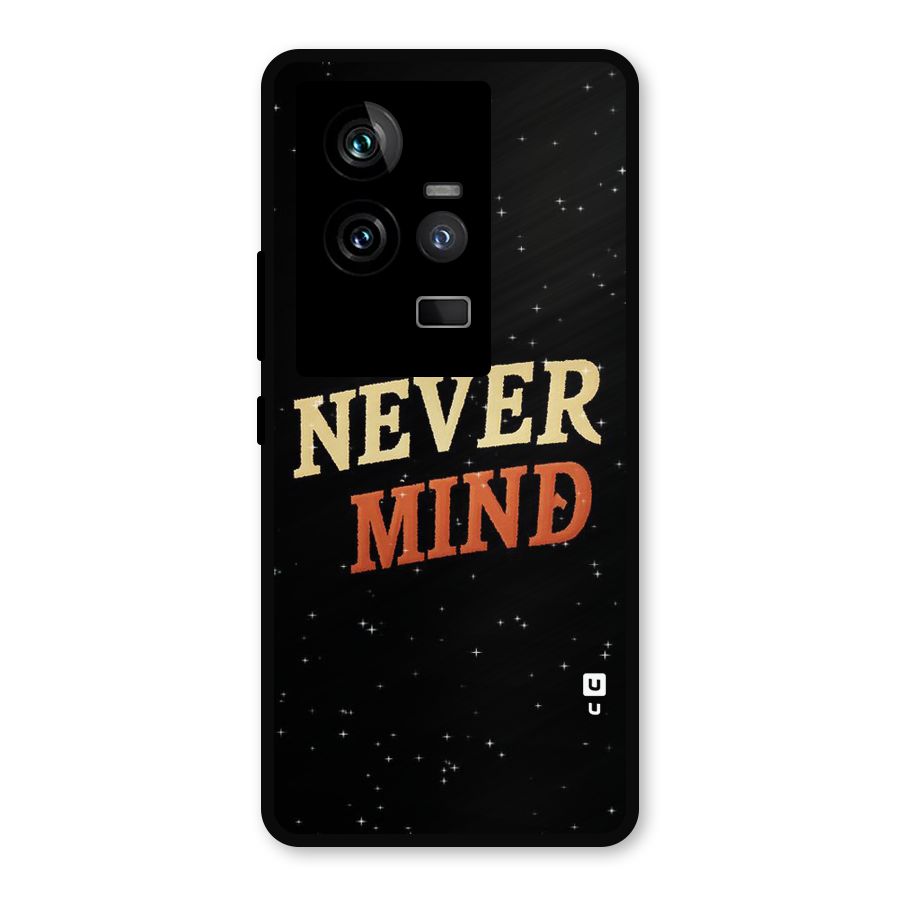 Never Mind Design Metal Back Case for iQOO 11 5G