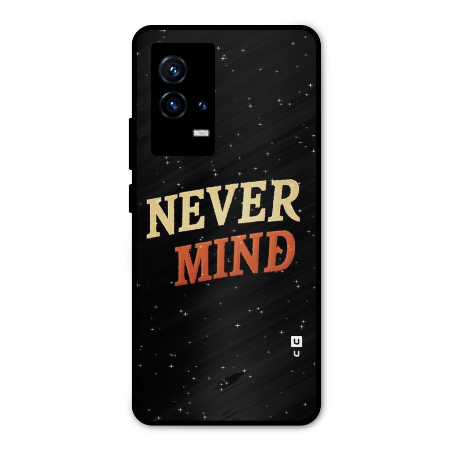Never Mind Design Metal Back Case for iQOO 9 5G