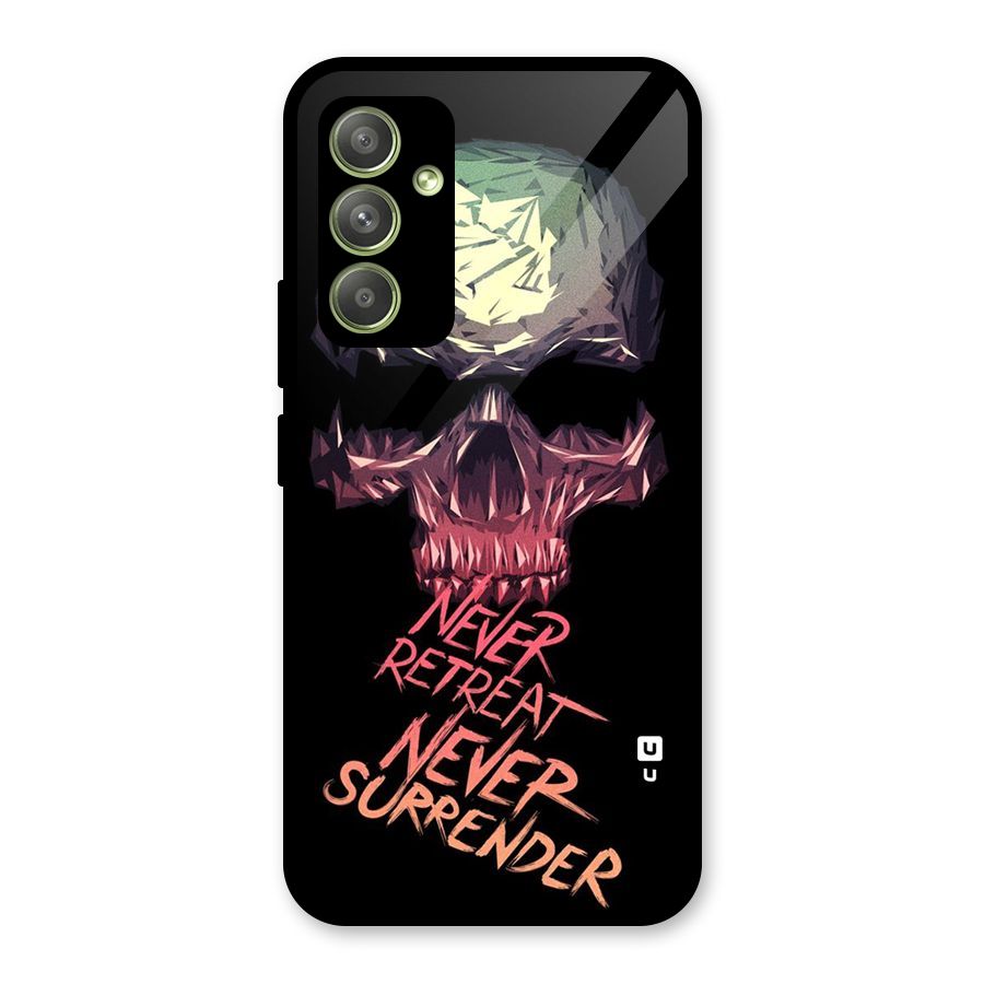 Never Retreat Glass Back Case for Galaxy A54